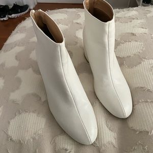 NASTY GAL WHITE BOOTIES